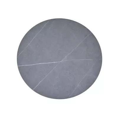 Okrúhly jedálenský stôl 90 KAMILO - šedý / čierny