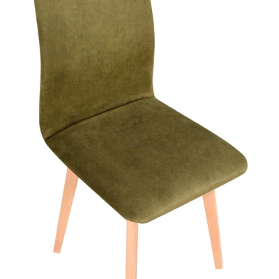 Jedálenská stolička YANET 2 - buk / zelená