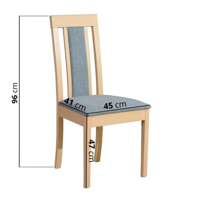 Jedálenská stolička DEANA 11 - dub sonoma / šedá