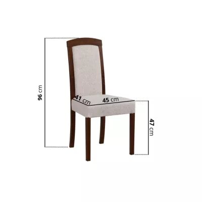 Jedálenská stolička DEANA 7 - čierna / čierna