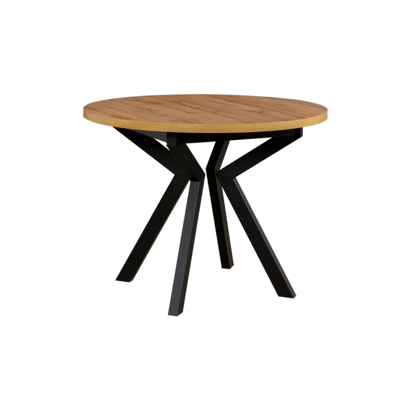 Jedálenský stôl NAPOLEON 7 - dub artisan / čierny