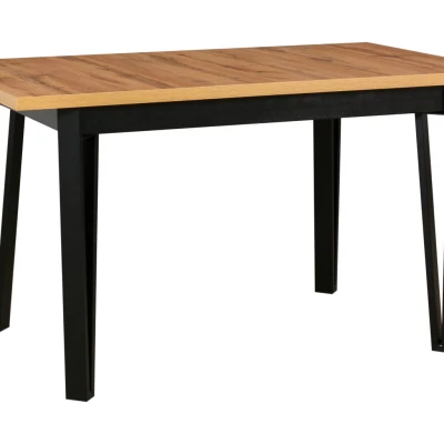 Jedálenský stôl NAPOLEON 5 - dub artisan / čierny