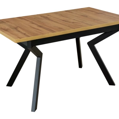 Jedálenský stôl NAPOLEON 4 - dub artisan / čierny