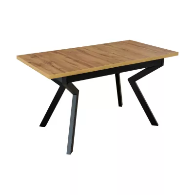 Jedálenský stôl NAPOLEON 4 - dub artisan / čierny