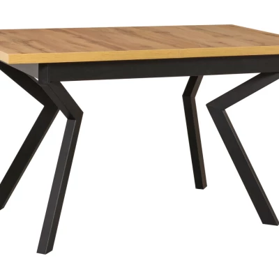 Jedálenský stôl NAPOLEON 4 - dub artisan / čierny