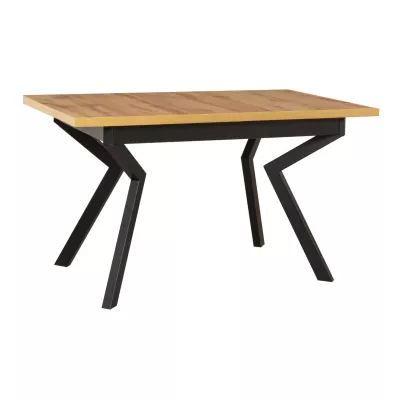 Jedálenský stôl NAPOLEON 4 - dub artisan / čierny