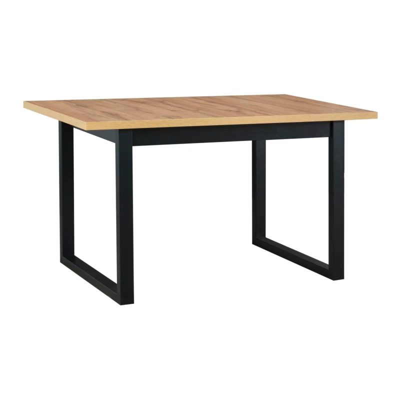 Jedálenský stôl NAPOLEON 3M - dub wotan / čierny