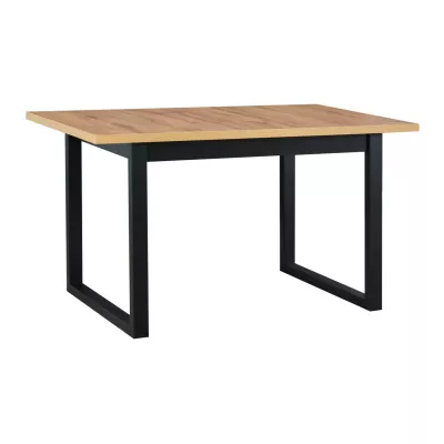 Jedálenský stôl NAPOLEON 3M - dub wotan / čierny