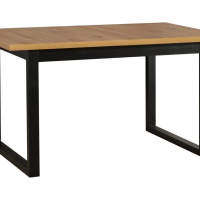 Jedálenský stôl NAPOLEON 3 - dub grandson / čierny