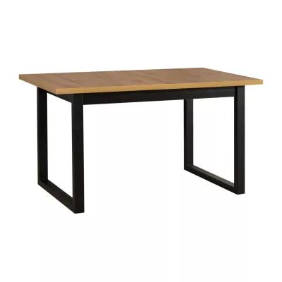 Jedálenský stôl NAPOLEON 3 - dub grandson / čierny