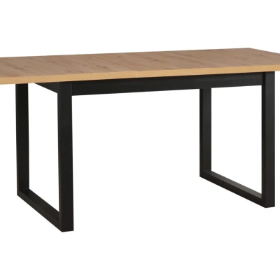 Jedálenský stôl NAPOLEON 3 - dub grandson / čierny