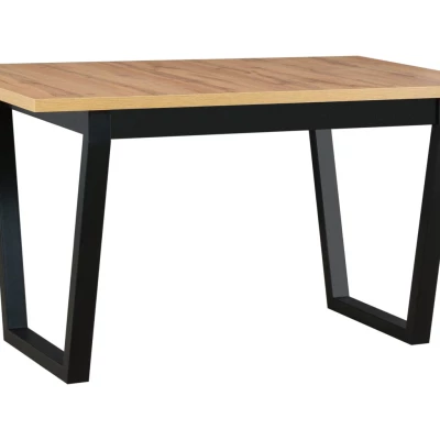 Jedálenský stôl NAPOLEON 2M - dub artisan / čierny