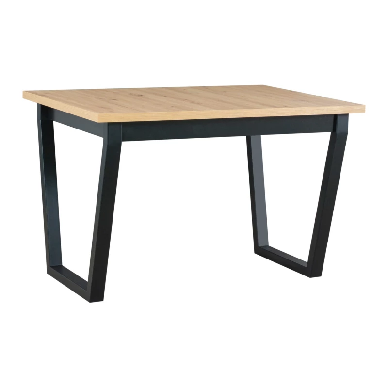 Jedálenský stôl NAPOLEON 2S - dub artisan / čierny