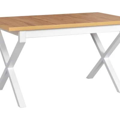 Jedálenský stôl NAPOLEON 1 - dub wotan / biely