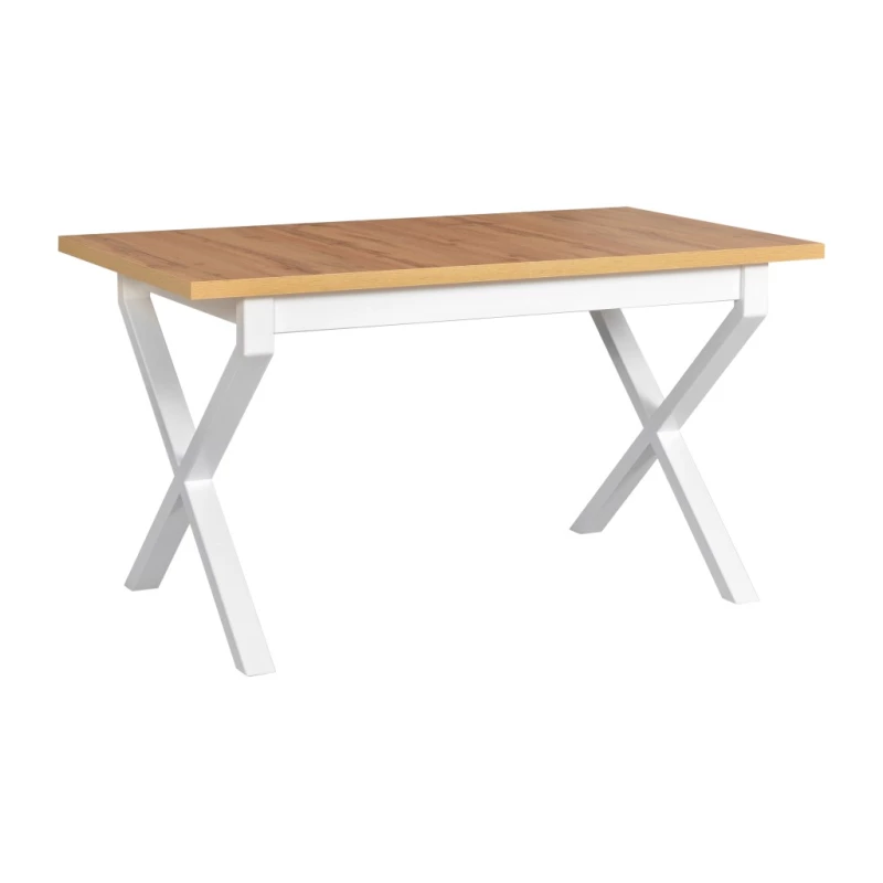 Jedálenský stôl NAPOLEON 1 - dub wotan / biely