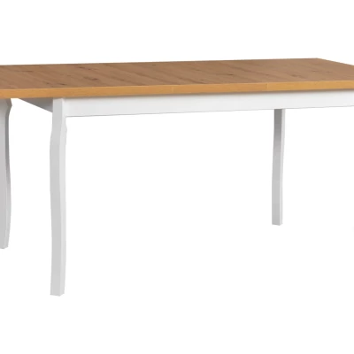 Jedálenský stôl DOROTA 5 - dub artisan / biely