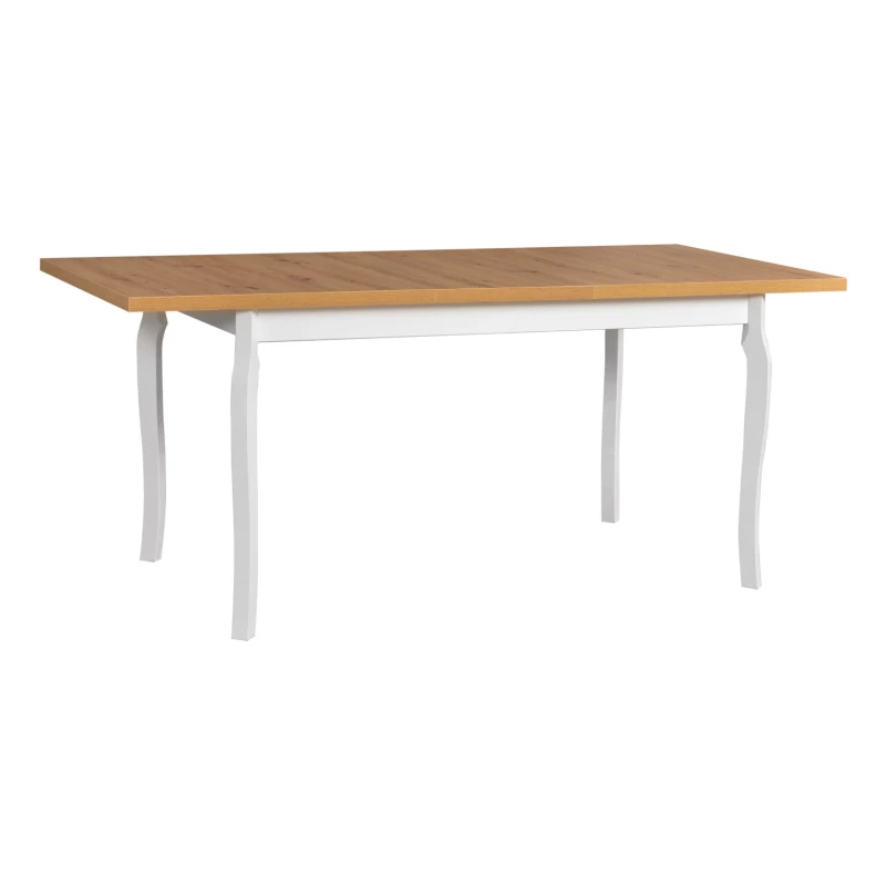 Jedálenský stôl DOROTA 5 - dub artisan / biely