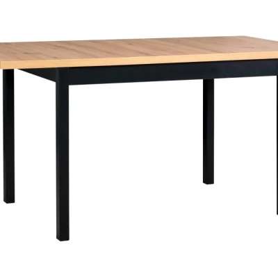 Jedálenský stôl LEON 10 - dub artisan / čierny