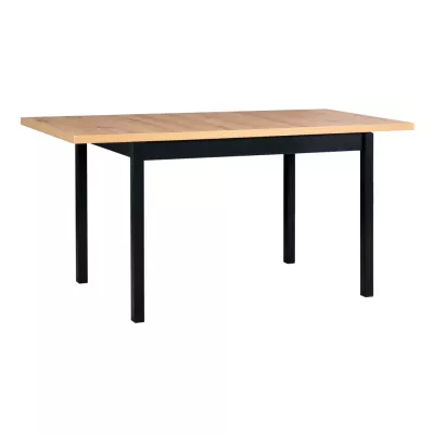 Jedálenský stôl LEON 10 - dub artisan / čierny