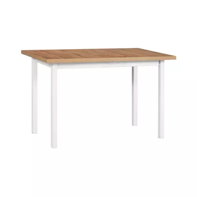 Jedálenský stôl LEON 10 - dub grandson / biely