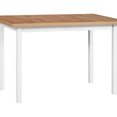 Jedálenský stôl LEON 3 - dub grandson / biely