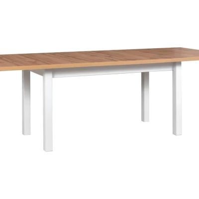 Jedálenský stôl PENELOPE 2 XL - dub wotan / biely