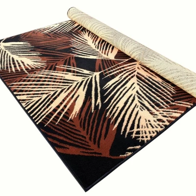 Kusový koberec 140x190 cm LUKEN vzorovaný - hnedý / béžový