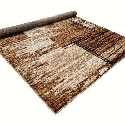 Kusový koberec 250x350 cm LUKEN obdĺžnikový - béžový / hnedý