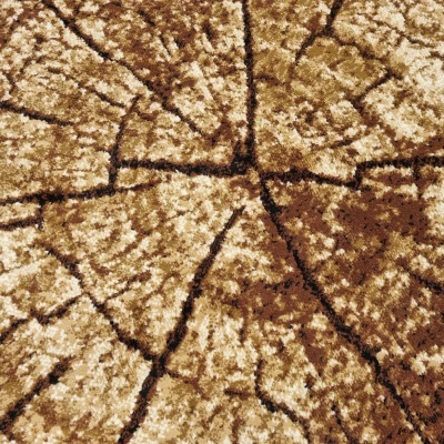 Kusový koberec 70x130 cm LUKEN moderný - béžový / hnedý