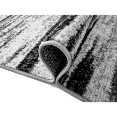 Kusový koberec 200x400 cm LUKEN abstraktný - šedý
