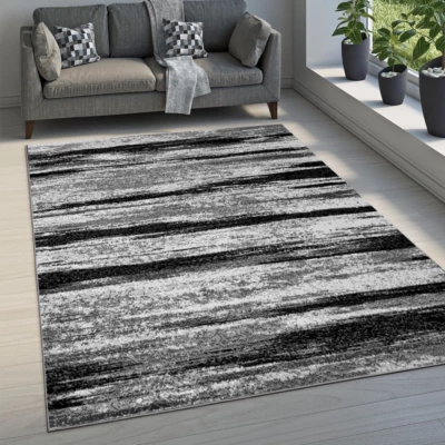 Kusový koberec 200x400 cm LUKEN abstraktný - šedý