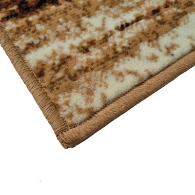 Kusový koberec 200x400 cm LUKEN abstraktný - béžový