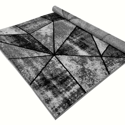 Geometrický kusový koberec 120x170 cm LUKEN - šedý