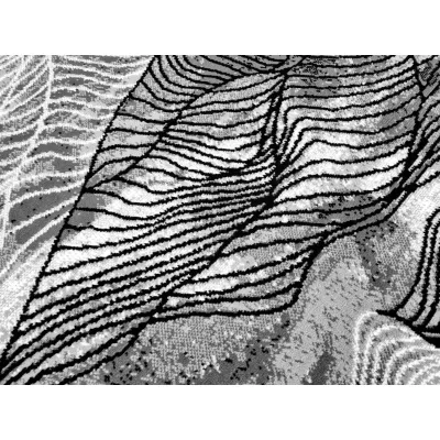 Moderný kusový koberec 200x300 cm LUKEN - šedý