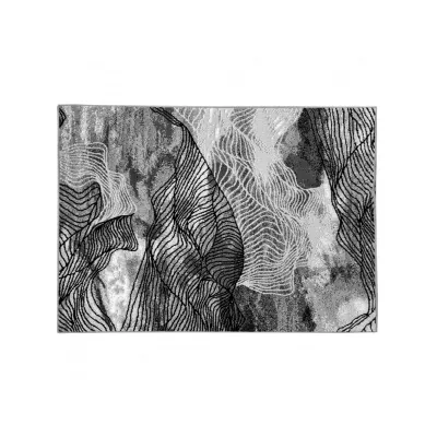 Moderný kusový koberec 70x130 cm LUKEN - šedý