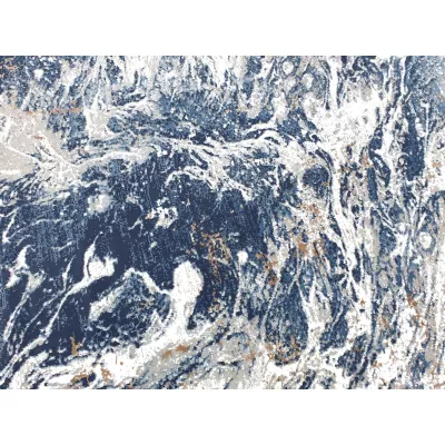 Obdĺžnikový koberec 180x260 cm STEFANO - šedý / modrý