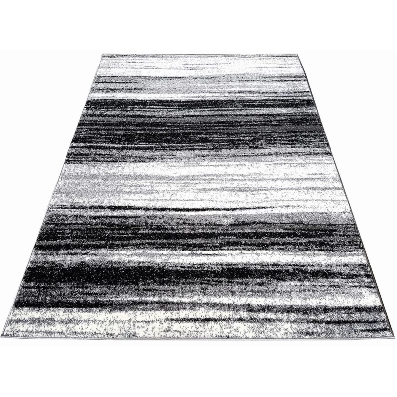 Kusový koberec 140x190 cm RAMIRO - šedý / biely