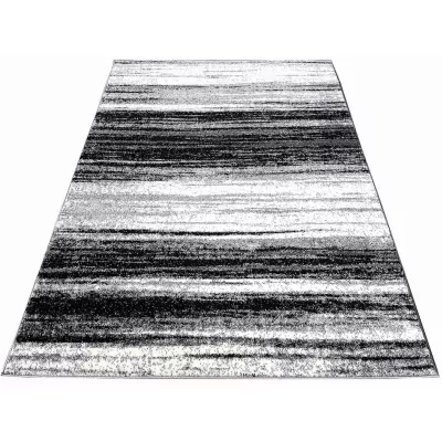 Kusový koberec 140x190 cm RAMIRO - šedý / biely