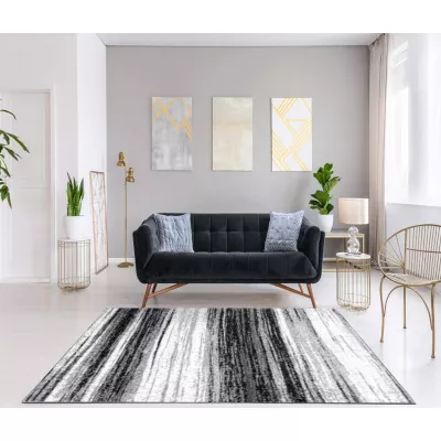 Kusový koberec 140x190 cm RAMIRO - šedý / biely