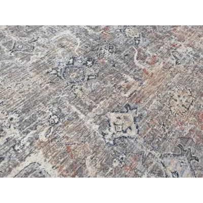 Oválny kusový koberec 120x170 cm FRANCO - béžový / modrý