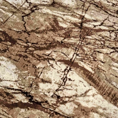 Moderný kusový koberec 160x220 cm DEMIAN - hnedý / béžový / čierny