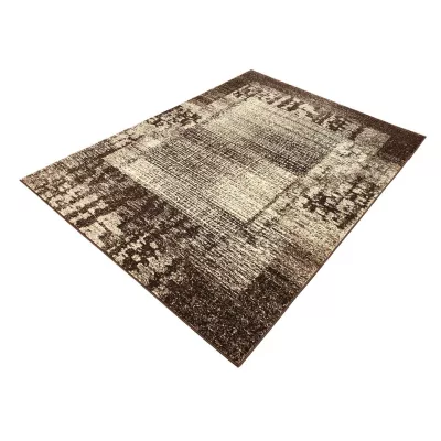 Obdĺžnikový kusový koberec 60x100 cm DEMIAN - hnedý / béžový
