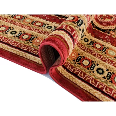 Orientálny kusový koberec 140x190 cm ASTOR - červený / béžový