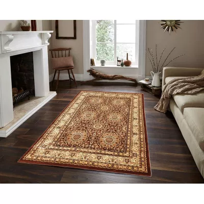 Obdĺžnikový kusový koberec 140x190 cm ASTOR - hnedý
