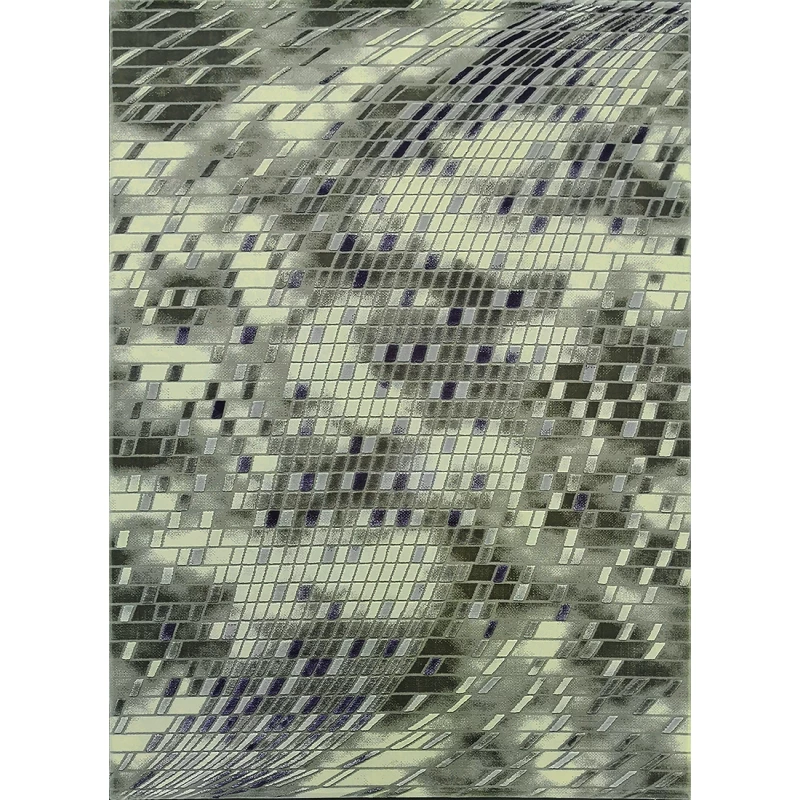 Moderný kusový koberec 200x290 GALT 10 - šedý / modrý