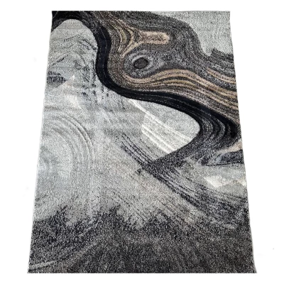 Obdĺžnikový kusový koberec 120x180 COALINGA 2 - šedý / čierny / zlatý