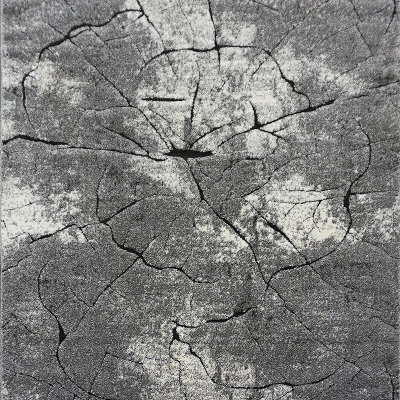 Obdĺžnikový kusový koberec 140x190 BRAWLEY 8 - šedý / biely