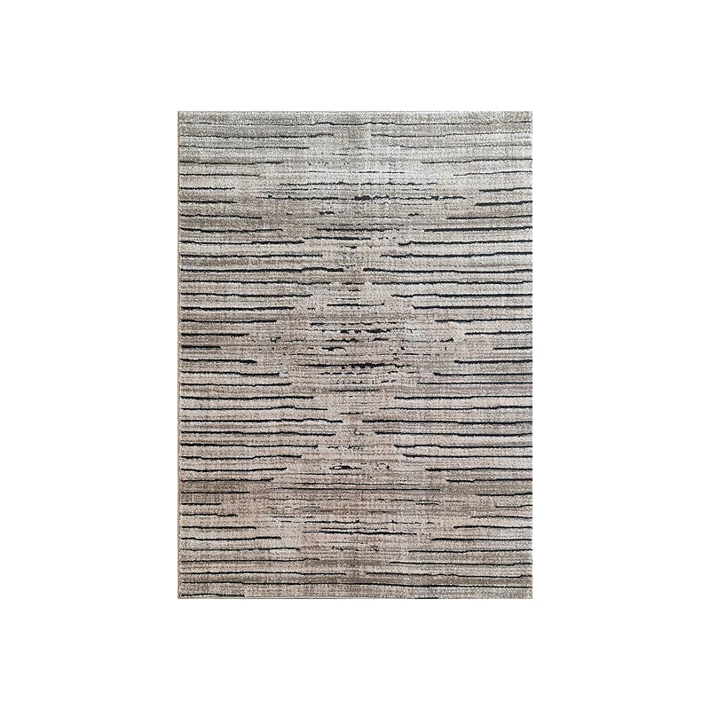 Obdĺžnikový kusový koberec 140x190 BRAWLEY 9 - béžový / čierny