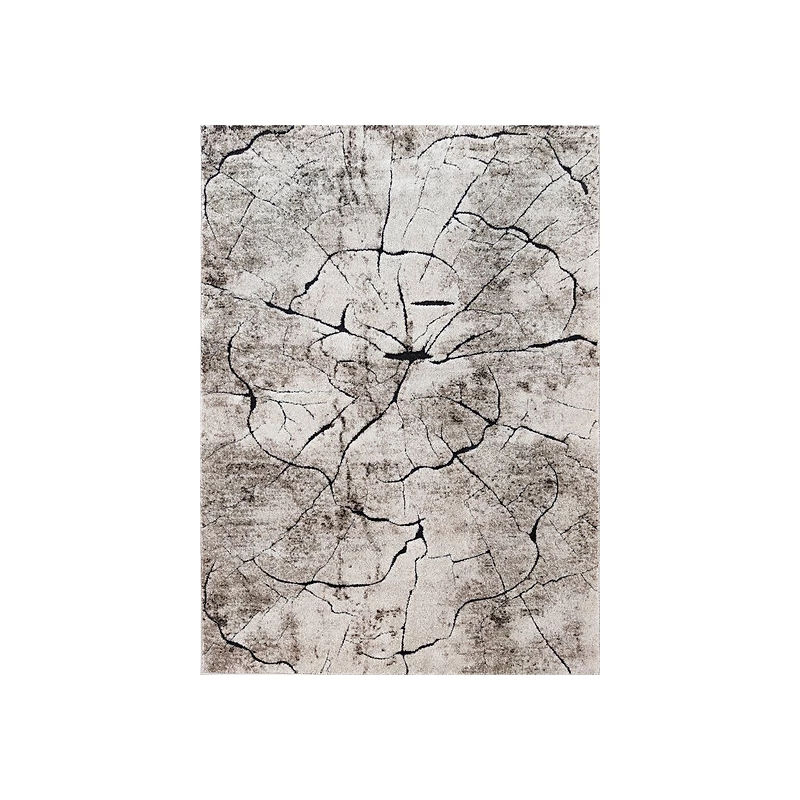 Obdĺžnikový kusový koberec 240x330 BRAWLEY 8 - béžový / čierny