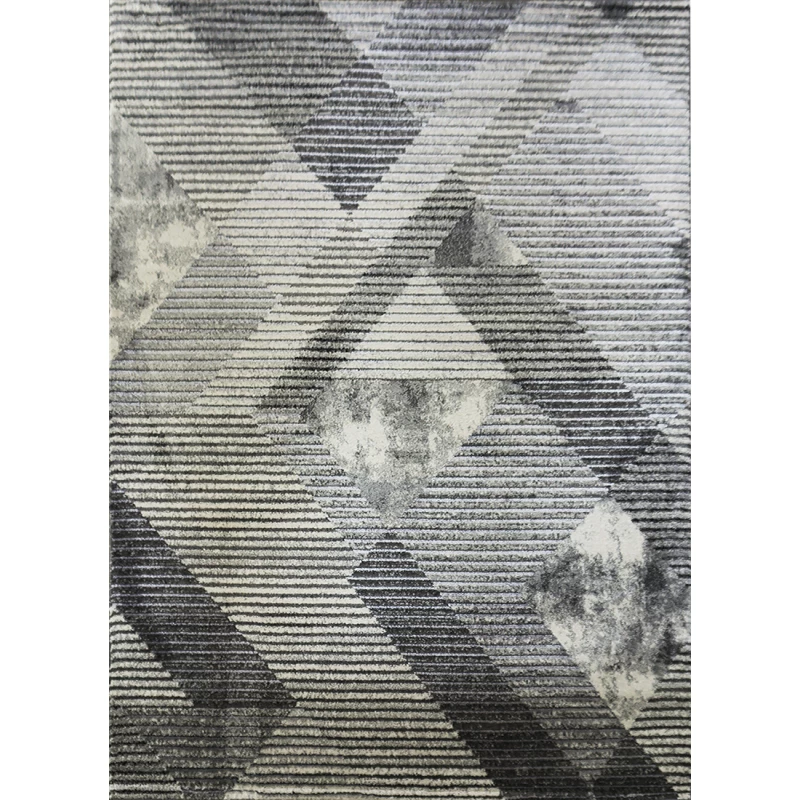 Obdĺžnikový kusový koberec 160x220 BREA 2 - šedý / biely